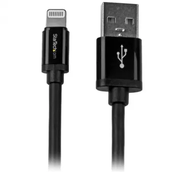 StarTech.com Cavo USB a Lightning da 2 m (6 ft.) – Cavo di ricarica lungo per iPhone / iPad / iPod – Cavo Lightning a USB – Certificato Apple MFi – nero