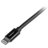 StarTech.com Cavo USB a Lightning da 2 m (6 ft.) – Cavo di ricarica lungo per iPhone / iPad / iPod – Cavo Lightning a USB – Certificato Apple MFi – nero