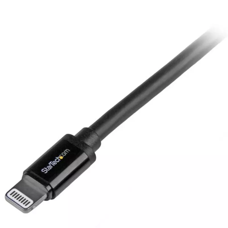 StarTech.com Cavo USB a Lightning da 2 m (6 ft.) – Cavo di ricarica lungo per iPhone / iPad / iPod – Cavo Lightning a USB – Certificato Apple MFi – nero