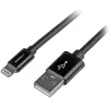 StarTech.com Cavo USB a Lightning da 2 m (6 ft.) – Cavo di ricarica lungo per iPhone / iPad / iPod – Cavo Lightning a USB – Certificato Apple MFi – nero