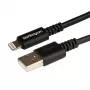StarTech.com Cavo USB a Lightning da 3 m (10 ft.) – Cavo di ricarica lungo per iPhone / iPad / iPod – Cavo Lightning a USB – Certificato Apple MFi – nero