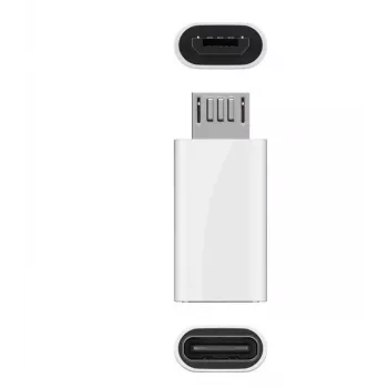 Microconnect USBMICROUSBC Adattatore cavo Micro-USB B a USB C bianco