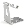 StarTech.com Supporto per telefono e tablet - Supporto universale pieghevole per dispositivi mobili, per smartphone e tablet - Supporto ergonomico regolabile multi-angolo per scrivania - Portatile - argento