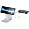 StarTech.com Supporto per telefono e tablet - Supporto universale pieghevole per dispositivi mobili, per smartphone e tablet - Supporto ergonomico regolabile multi-angolo per scrivania - Portatile - argento