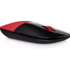 HP Z3700 Mouse wireless rosso, ambidestro, ottico, RF wireless, 1200 DPI, rosso
