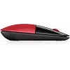 HP Z3700 Mouse wireless rosso, ambidestro, ottico, RF wireless, 1200 DPI, rosso