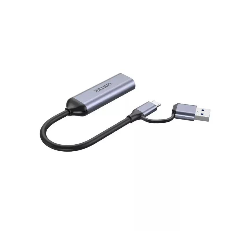 Adattatore per cavo video UNITEK V1167A USB Type-A/USB Type-C HDMI nero