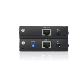 ATEN Extender video VGA su Cat5e/6 150 metri, 1920 x 1200 pixel, trasmettitore e ricevitore AV, 150 m, con filo, nero