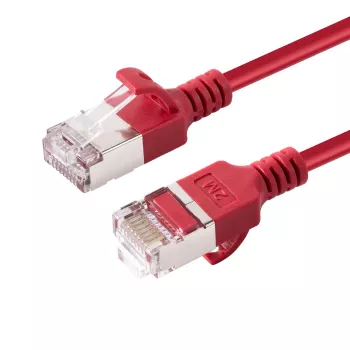 Microconnect V-FTP6A01R Cavo di rete slim rosso 1 m Cat6a U/FTP (STP)