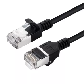 Microconnect V-FTP6A02S Cavo di rete slim nero 2 m Cat6a U/FTP (STP)