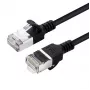 Microconnect V-FTP6A02S Cavo di rete slim nero 2 m Cat6a U/FTP (STP)