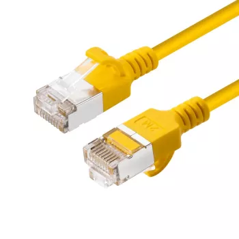Microconnect V-FTP6A02Y Cavo di rete slim giallo 2 m Cat6a U/FTP (STP)
