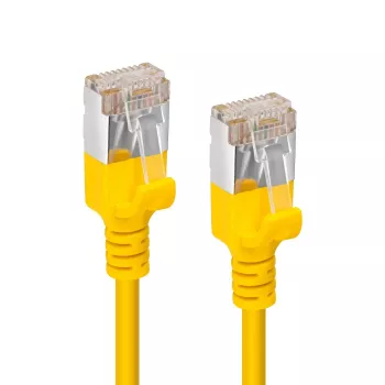 Microconnect V-FTP6A02Y Cavo di rete slim giallo 2 m Cat6a U/FTP (STP)