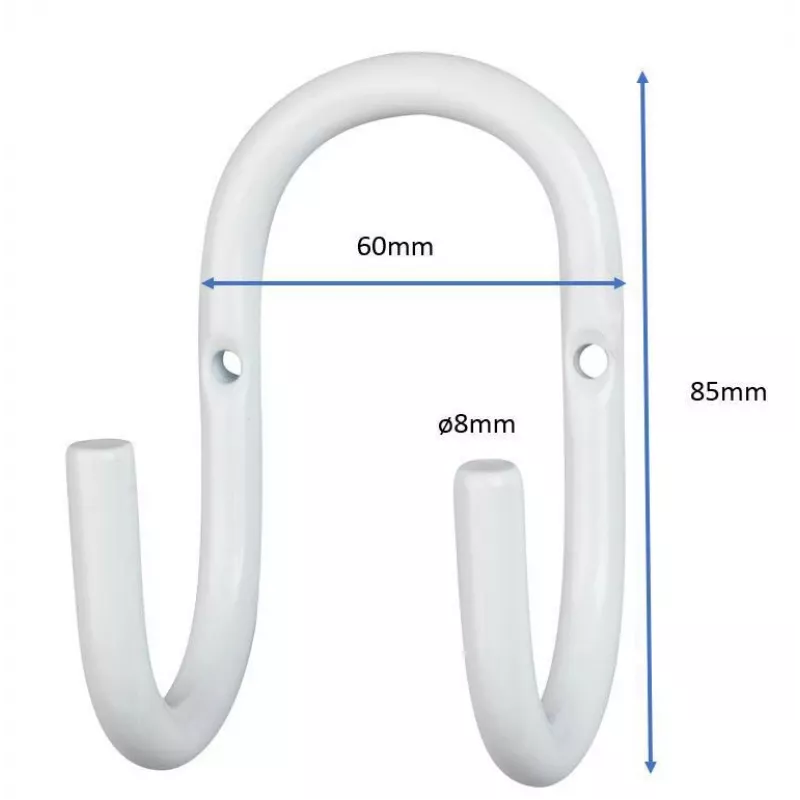 Vivolink VLCBLHOOK organizzatore di cavi supporto per cavi da parete bianco 1 pezzo
