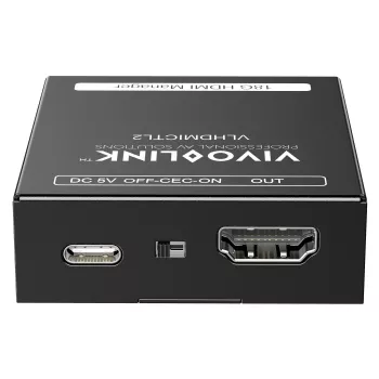 Vivolink VLHDMICTL2 emulatore EDID 3840x2160 18 Gbit/s nero