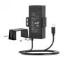 VivoLink VLUSBCPWR100 caricabatterie USB-C PD da 100 W, cavi di alimentazione UE e Regno Unito