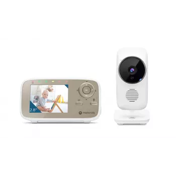 Motorola VM483 Videocitofono per neonati 300 m FHSS oro, bianco
