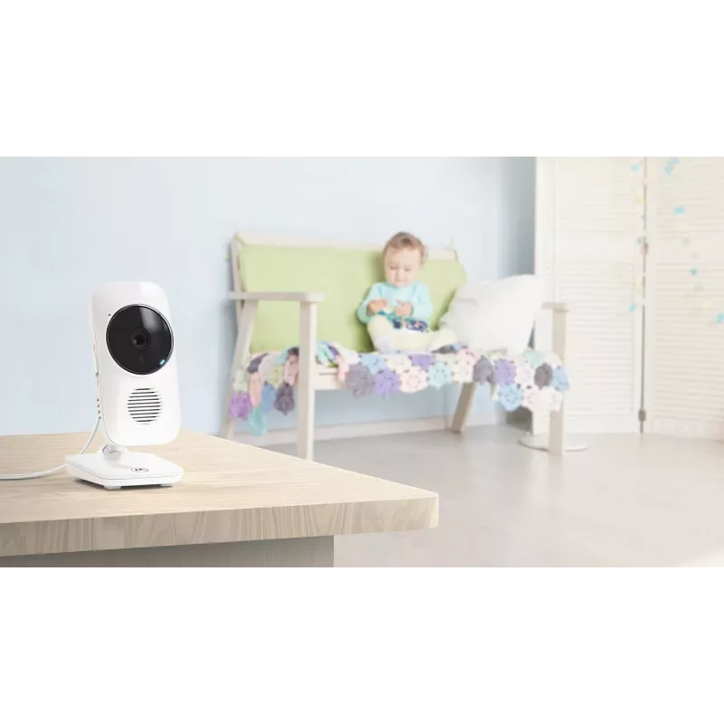 Motorola VM483 Videocitofono per neonati 300 m FHSS oro, bianco