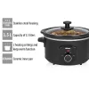 Slow cooker Tristar VS-3915 3,5L nero con manopola 180W