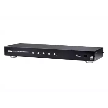 ATEN Switch HDMI 4 porte True 4K con Dual, HDMI, metallo, nero, 60 Hz, 3 m, 3840 x 2160, 4096 x 2160