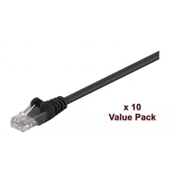 Microconnect V-UTP502SVP Cavo di rete nero 2 m Cat5e U/UTP (UTP)