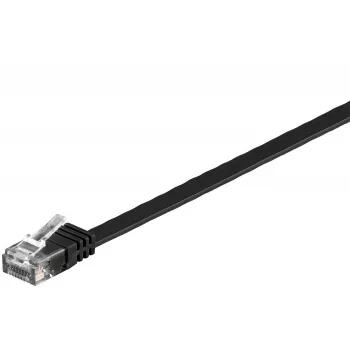 Microconnect V-UTP601S-FLAT cavo di rete nero 1 m Cat6 U/UTP (UTP)