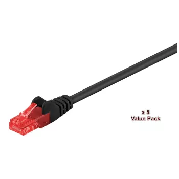 Microconnect V-UTP615SVP cavo di rete nero 15 m Cat6 U/UTP (UTP)