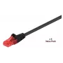 Microconnect V-UTP615SVP Cavo patch di rete Cat6 U/UTP, 15 m, nero, confezione da 5