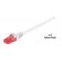 Microconnect V-UTP615WVP Cavo patch di rete Cat6 U/UTP, 15 m, bianco, confezione da 5