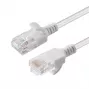Microconnect V-UTP6A005W-schlank cavo di rete bianco 0,5 m Cat6a U/UTP (UTP)