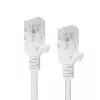 Microconnect V-UTP6A005W-schlank cavo di rete bianco 0,5 m Cat6a U/UTP (UTP)