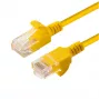 Microconnect V-UTP6A005Y-schlank cavo di rete giallo 0,5 m Cat6a U/UTP (UTP)