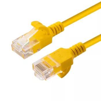 Microconnect V-UTP6A075Y cavo di rete slim giallo 7,5 m Cat6a U/UTP (UTP)