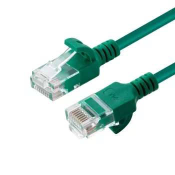 Microconnect V-UTP6A10G cavo di rete slim verde 10 m Cat6a U/UTP (UTP)
