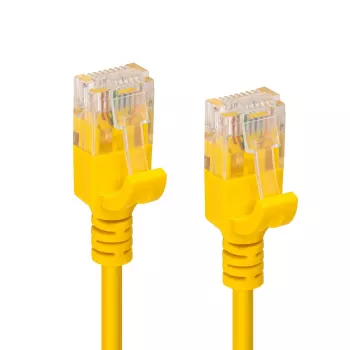 Microconnect V-UTP6A10Y cavo di rete slim giallo 10 m Cat6a U/UTP (UTP)
