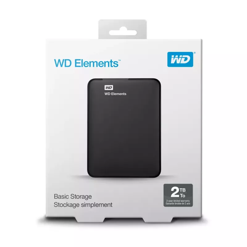 Disco fisso esterno Western Digital WD Elements 2 TB 2,5
