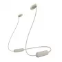 Sony WI-C100 cuffie wireless in-ear chiamate/musica Bluetooth beige
