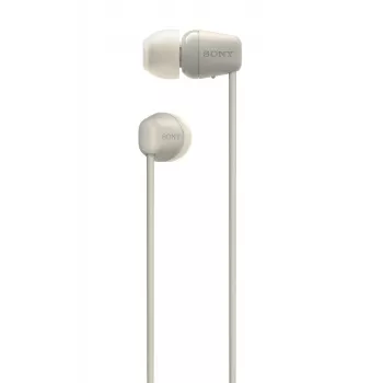 Sony WI-C100 cuffie wireless in-ear chiamate/musica Bluetooth beige