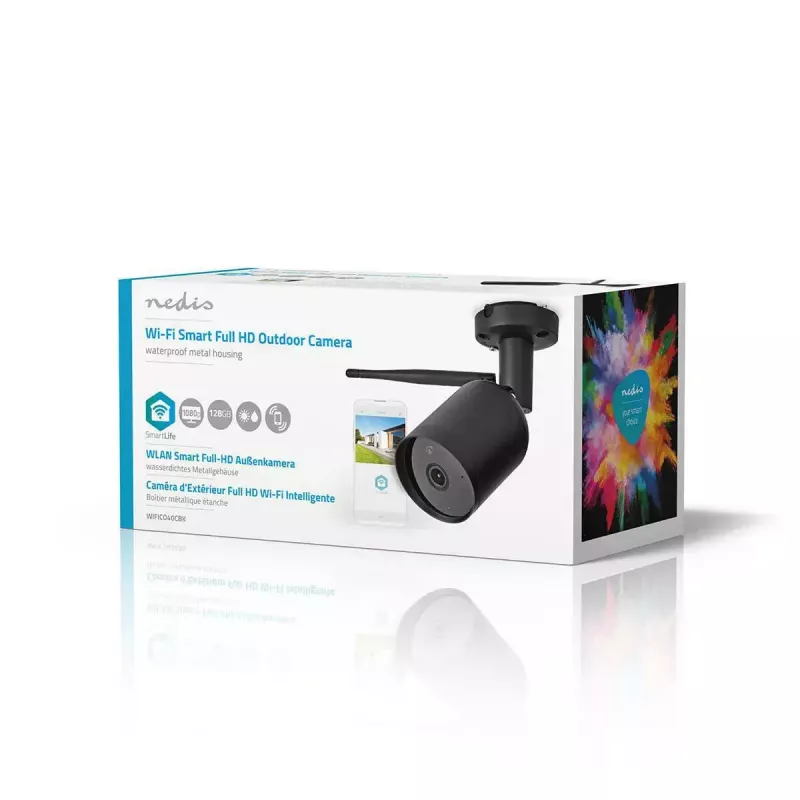 Telecamera di videosorveglianza IP Nedis WIFICO40CBK