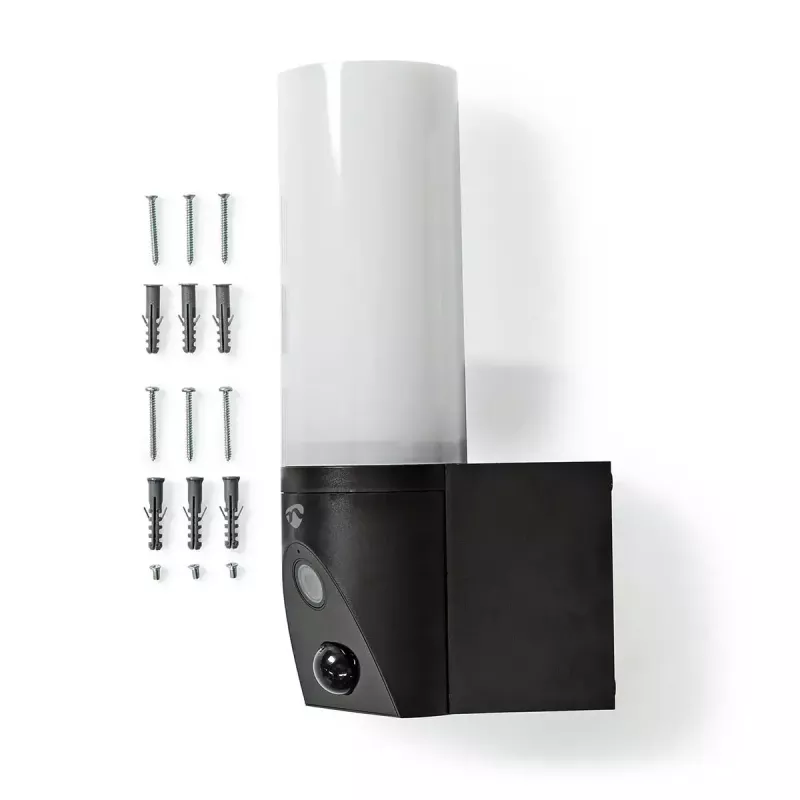 Telecamera di videosorveglianza IP Nedis WIFICOL20BK da esterno 1920x1080 wireless nera