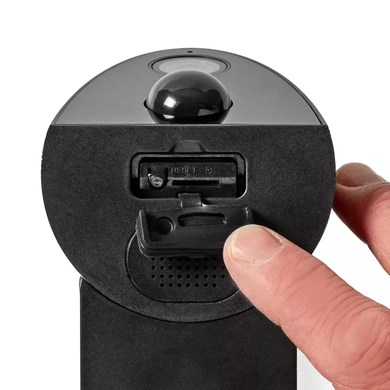 Telecamera di videosorveglianza IP Nedis WIFICOL20BK da esterno 1920x1080 wireless nera