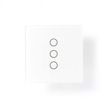Trasmettitore WWAN da parete Nedis WIFIWC10WT — interfaccia smart home cablata e wireless