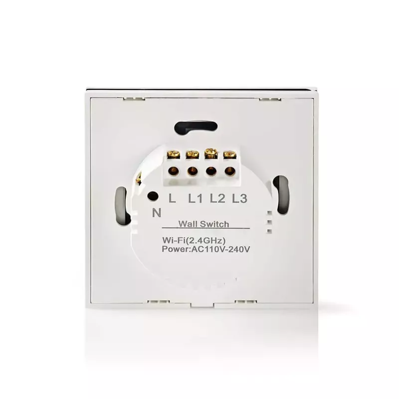 Trasmettitore WWAN da parete Nedis WIFIWC10WT — interfaccia smart home cablata e wireless