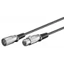 Cavo audio Microconnect XLRMF05 0,5 m XLR (3 poli) nero