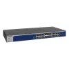 NETGEAR XS724EM Managed L2 10G Ethernet (100/1000/10000) 1U blu, grigio