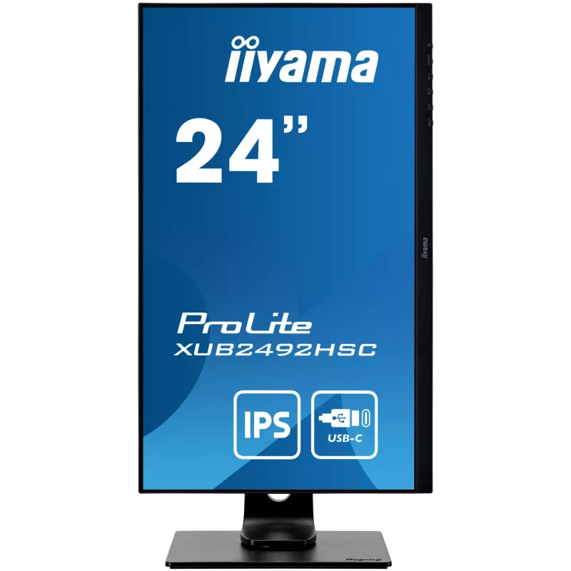 iiyama ProLite XUB2492HSC-B1 monitor LED 61 cm (24 pollici), IPS, Pivot, USB-C