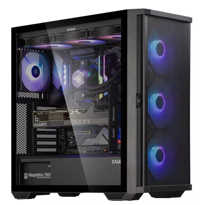 Zalman Z10 PLUS Case per computer Midi Tower nero