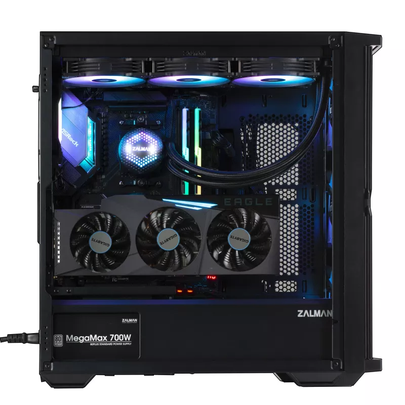 Zalman Z10 PLUS Case per computer Midi Tower nero