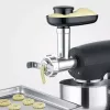 Severin ZB 5591 accessorio tritacarne per robot da cucina KM 3896, KM 3897, KM 3898, argento/nero