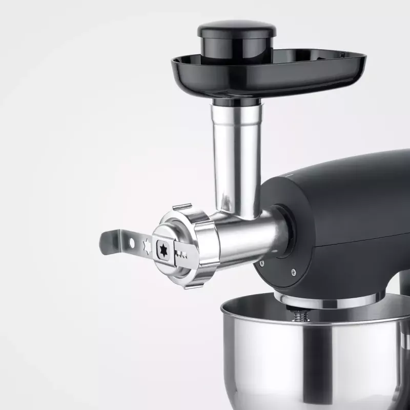 Severin ZB 5591 accessorio tritacarne per robot da cucina KM 3896, KM 3897, KM 3898, argento/nero